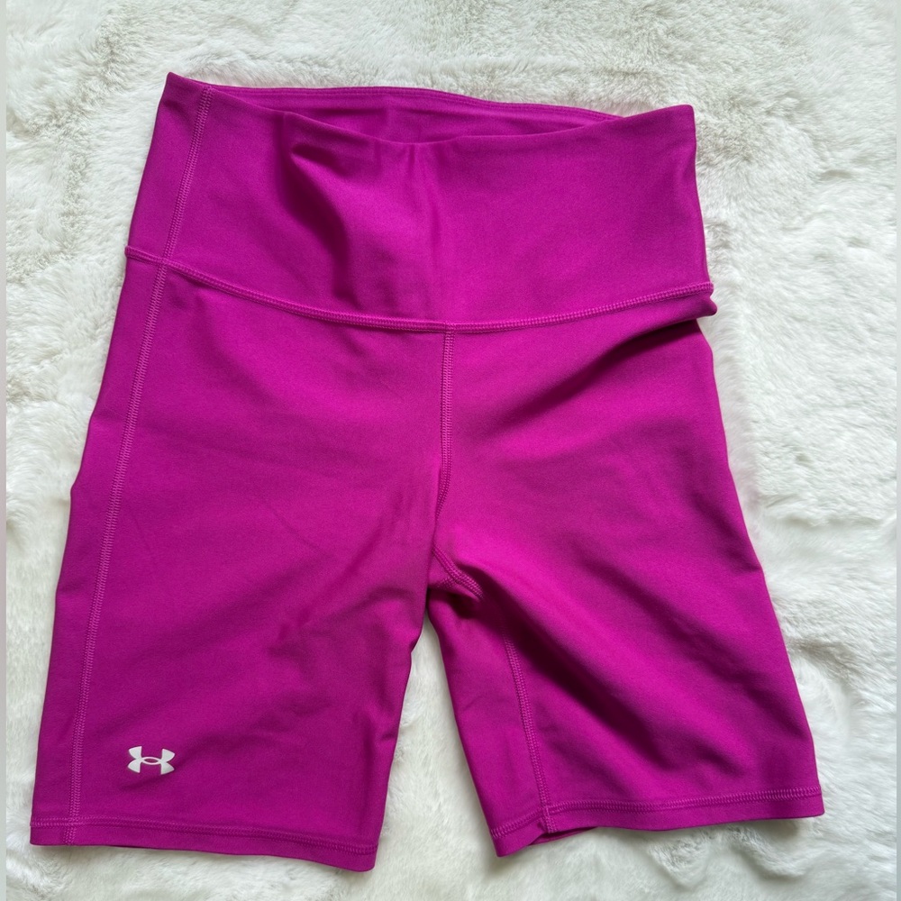 Under Armour Women's Fuchsia Athletic Shorts